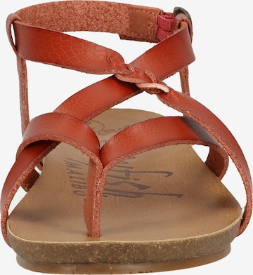 Blowfish Malibu T-Bar Sandals in Red