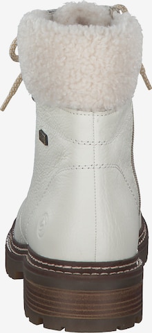 REMONTE Lace-up bootie 'D0B74' in Beige