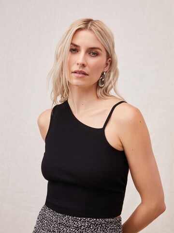 Top 'Emma' de la LeGer by Lena Gercke pe negru: față