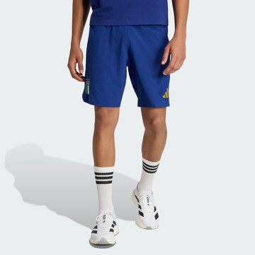 ADIDAS PERFORMANCE Regular Sports trousers 'Italien Tiro' in Blue: front
