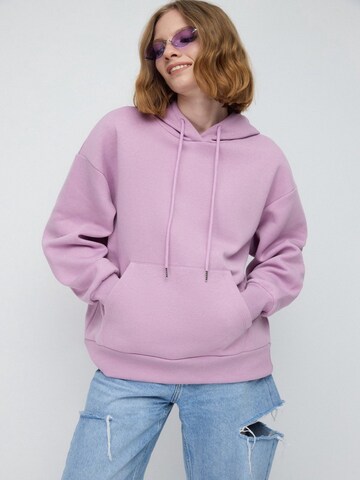 No Matter What Sweatshirt in Lila: voorkant