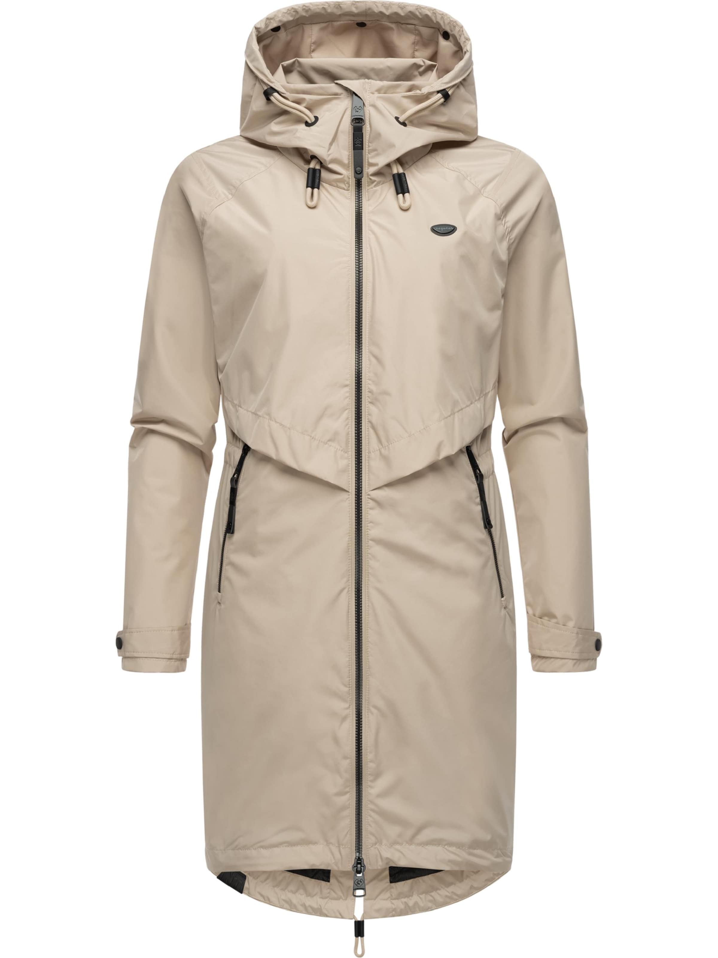 Ragwear Функциональное пальто 'Frodik' в Бежевый: спереди