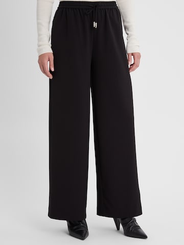 Wide leg Pantaloni 'Blanca' di Guido Maria Kretschmer Women in nero: frontale
