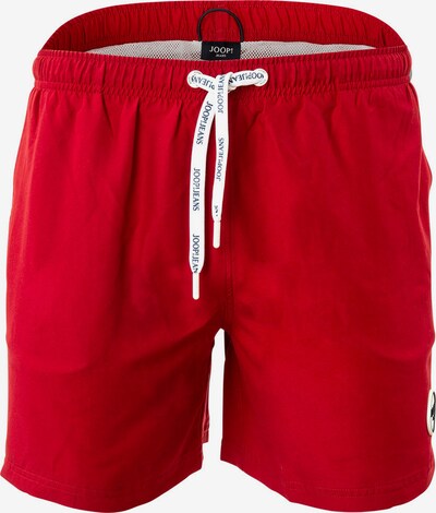 JOOP! Zwemshorts in de kleur Donkerrood / Wit, Productweergave