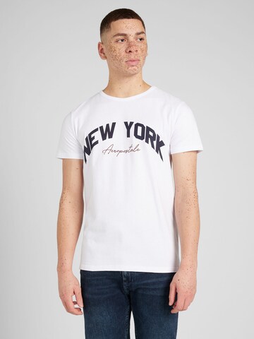 T-Shirt 'NEW YORK' AÉROPOSTALE en blanc : devant