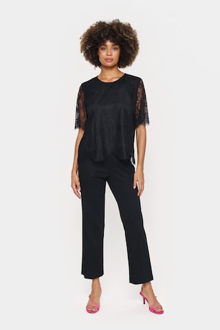 SAINT TROPEZ Blouse 'Zalvia' in Zwart