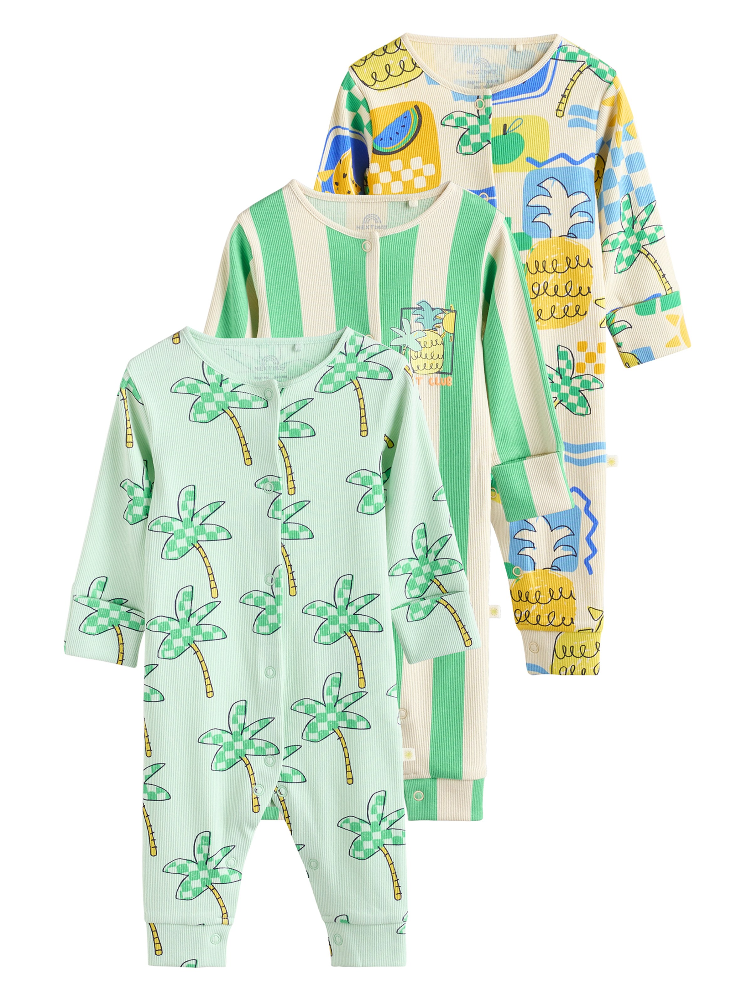 Next Strampler in Grün: Vorderseite