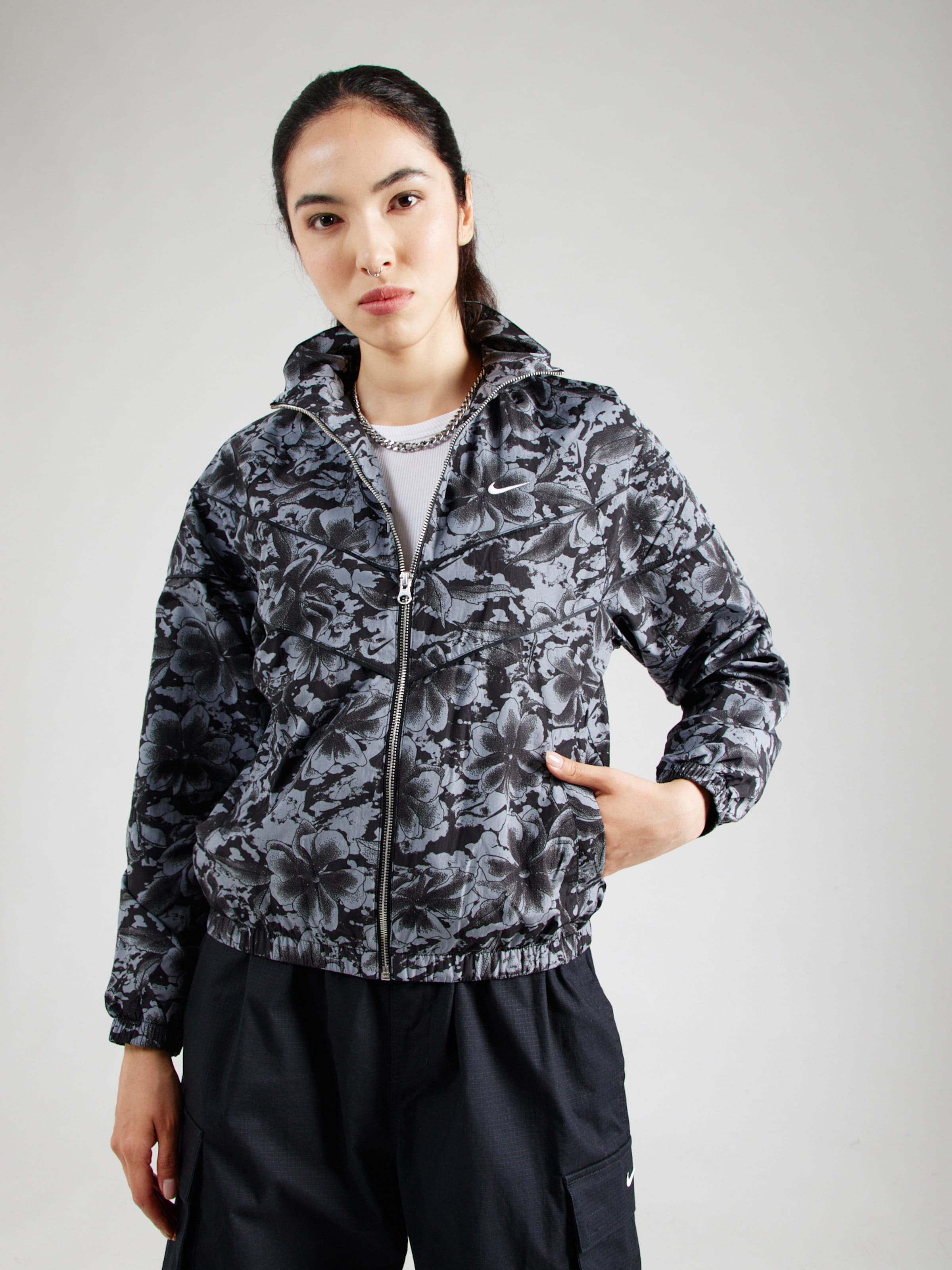 nike women's floral coats & jackets