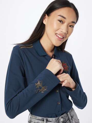 La Martina Shirt in Blau