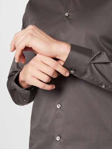 Tiger of Sweden Slim fit Button Up Shirt 'FILBRODIE' in Grey