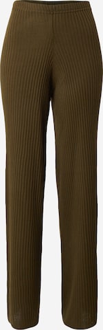 Wide leg Pantaloni 'SAFFRON' di In The Style in verde: frontale