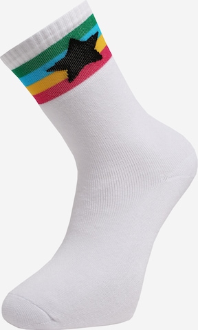 Chiara Ferragni Къси чорапи в бяло: отпред