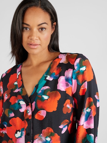 Vero Moda Curve بلوزرة 'JOSIE SOFIE' بلون أسود