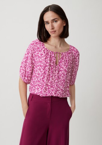 COMMA Blouse in Roze: voorkant