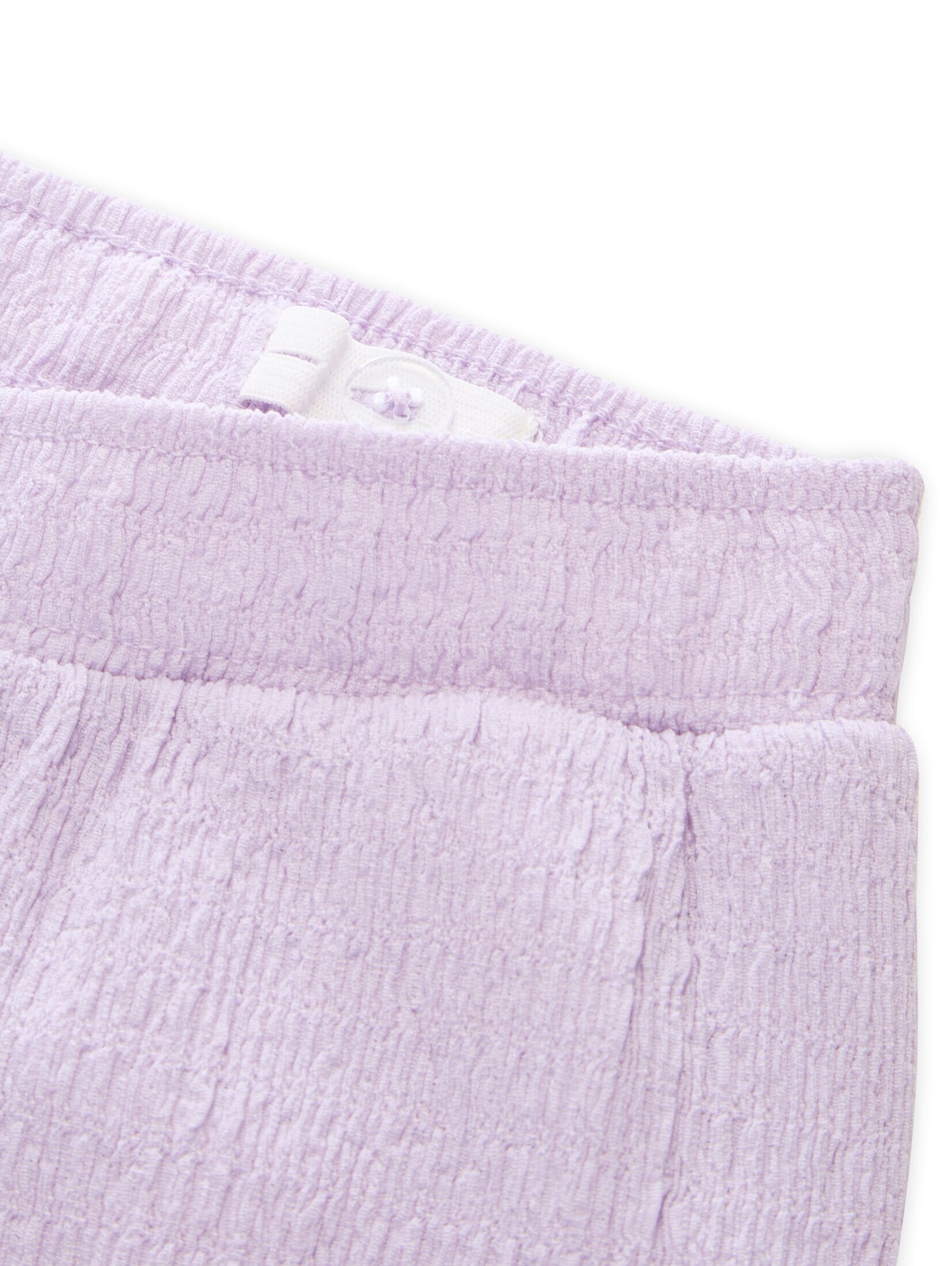 TOM TAILOR Wide leg Pants in Purple