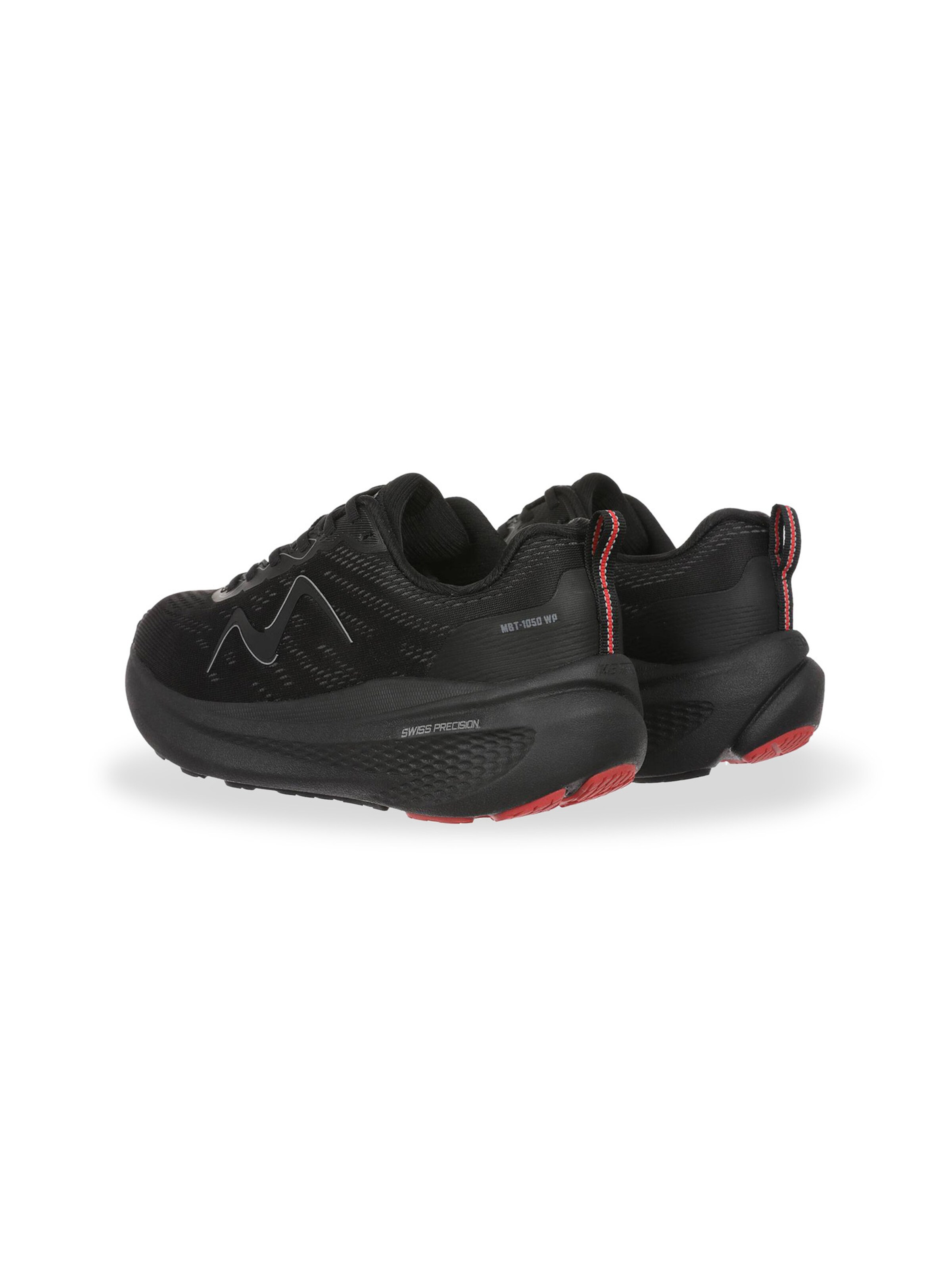 MBT - Sapatilhas slip-on em preto: atrás