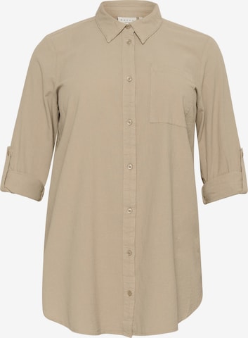 KAFFE CURVE Tunic 'Nana' in Beige: front