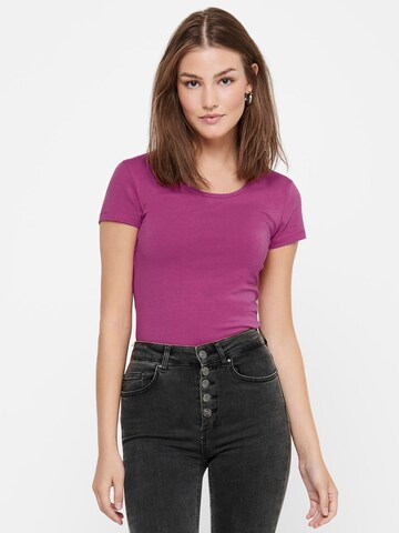 ONLY T-Shirt in Blau: Vorderseite