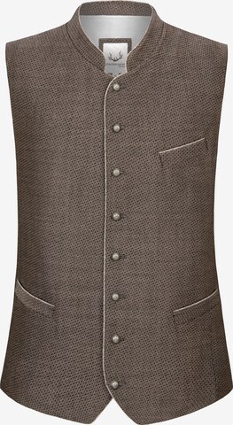 STOCKERPOINT Traditional Vest 'Loris' in Brown: front