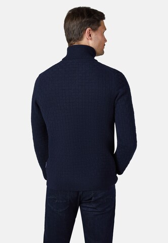HECHTER PARIS Strickpullover 'Basic' in Blau