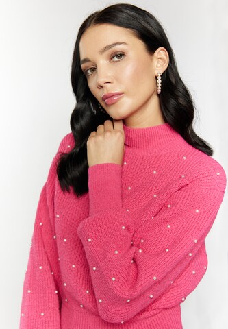 Pullover 'Caneva' di faina in rosa