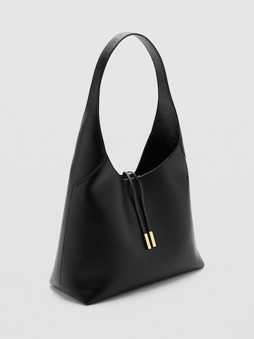 MANGO Torba na ramię 'MICADO' w kolorze czarny