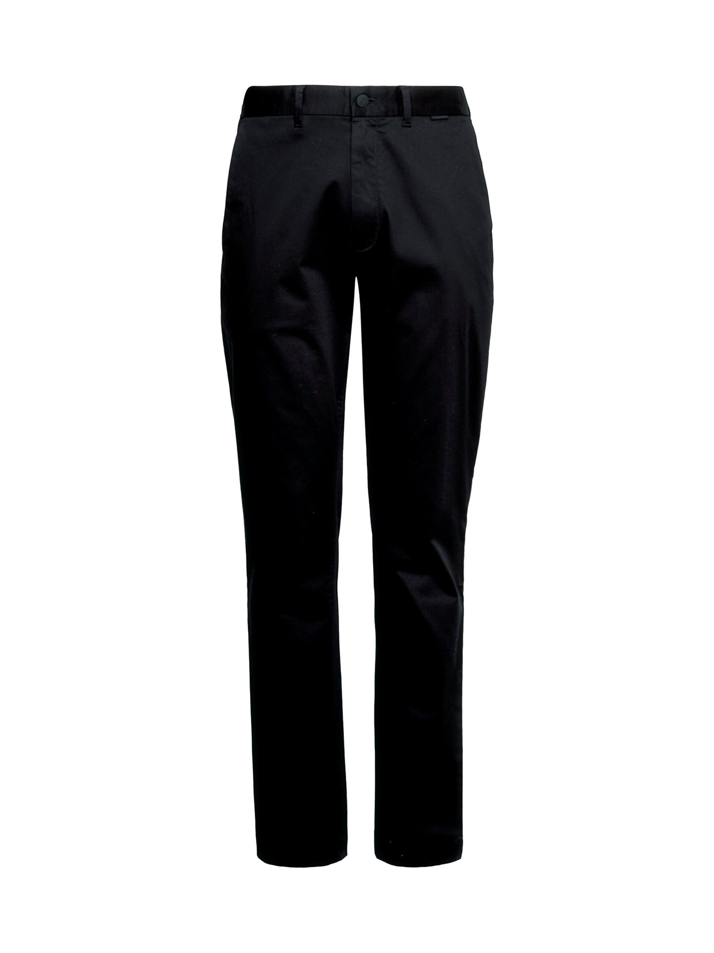 Calvin Klein Slim fit Chino Pants in Black: front