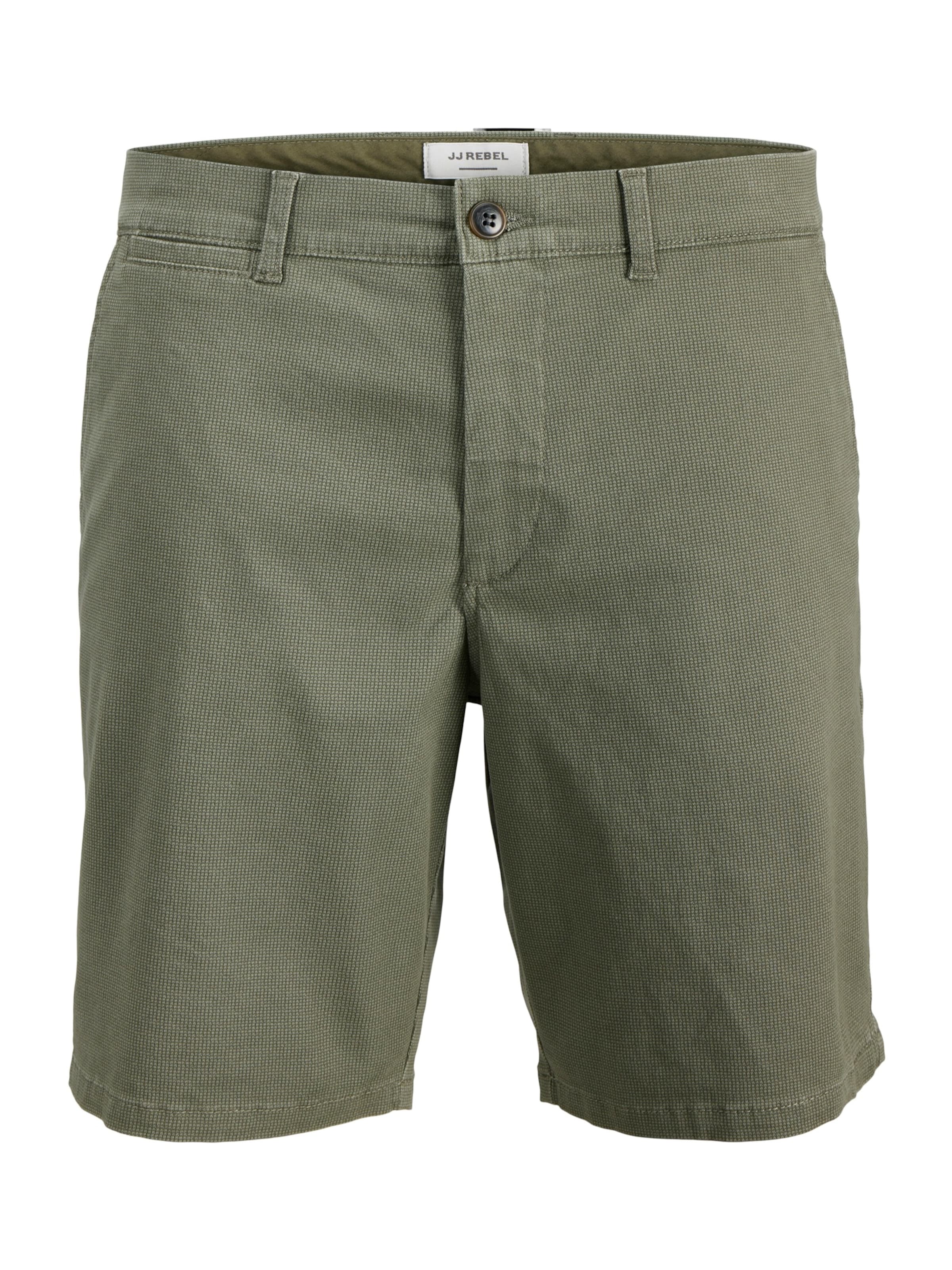 regular Pantaloni chino 'JREBSHARP' di JJ Rebel in verde: frontale