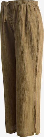 NextWide Leg/ Široke nogavice Hlače - zelena boja: prednji dio