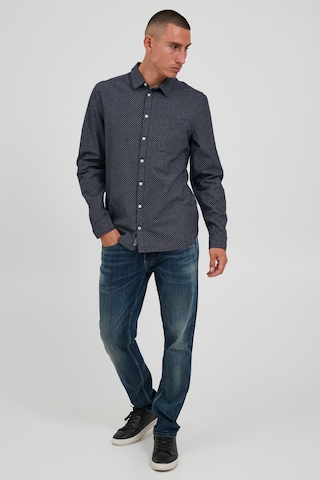 BLEND Regular fit Button Up Shirt in Blue