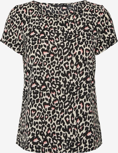 VERO MODA Blusa 'Saga' en gris claro / rosa / negro, Vista del producto