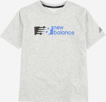 T-Shirt fonctionnel new balance en gris : devant