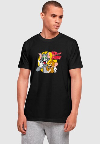 ABSOLUTE CULT T-Shirt  'Tom and Jerry - Thumbs up' in Schwarz: predná strana