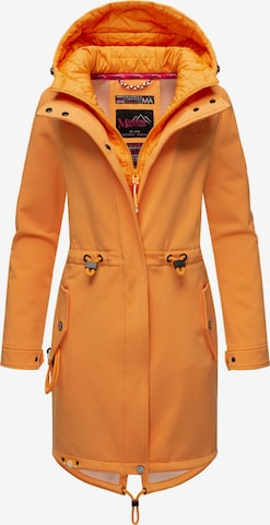Manteau fonctionnel MARIKOO en orange : devant