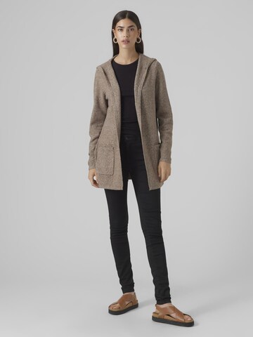 VERO MODA Gebreid vest in Bruin