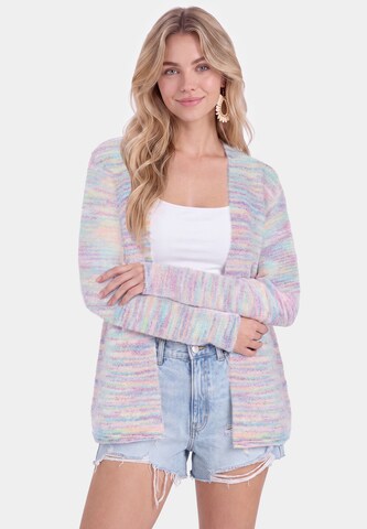 Cardigan IZIA en mélange de couleurs : devant