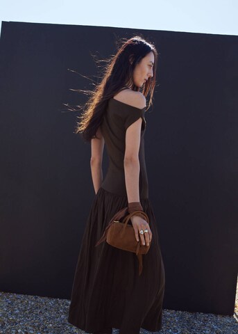 MANGO Handtasche in Braun