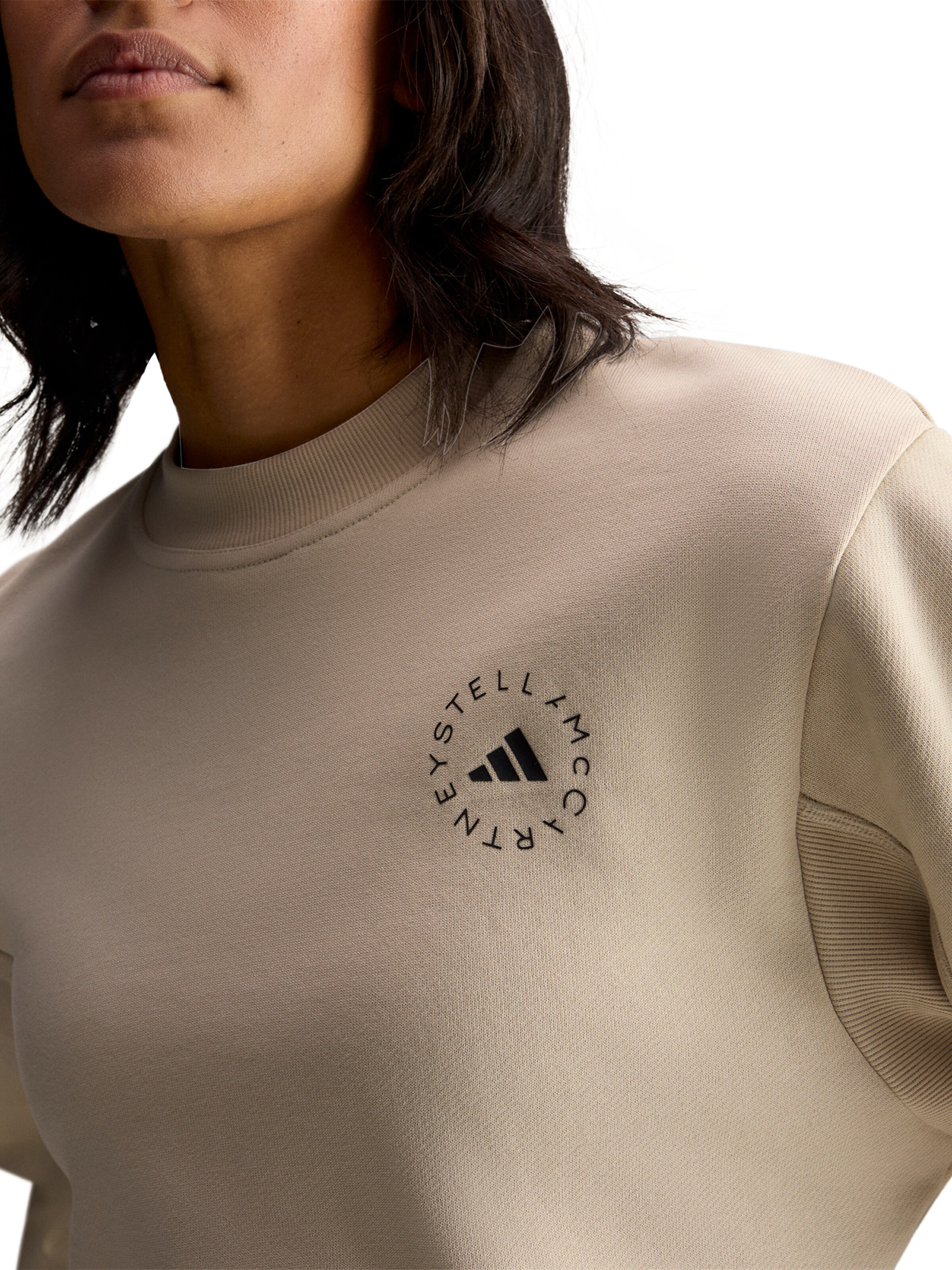 ADIDAS BY STELLA MCCARTNEY Bluzka sportowa w kolorze beżowy