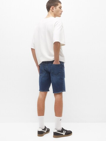 Pull&Bear Regular Shorts in Blau