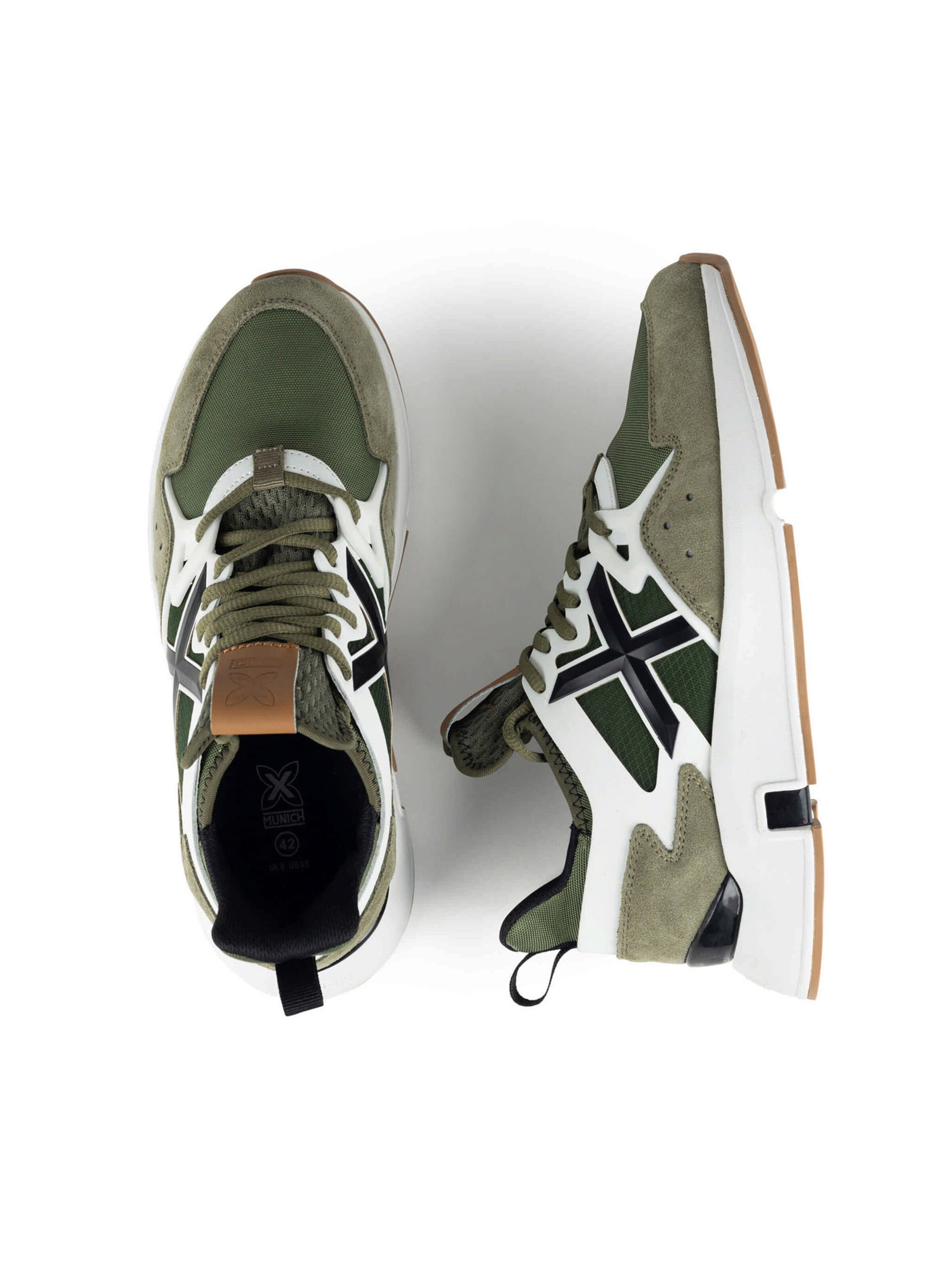 MUNICH Sneaker 'CLIK' in Grün: oben