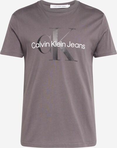 Marškinėliai iš Calvin Klein Jeans, spalva – pilka / antracito spalva / balta, Prekių apžvalga