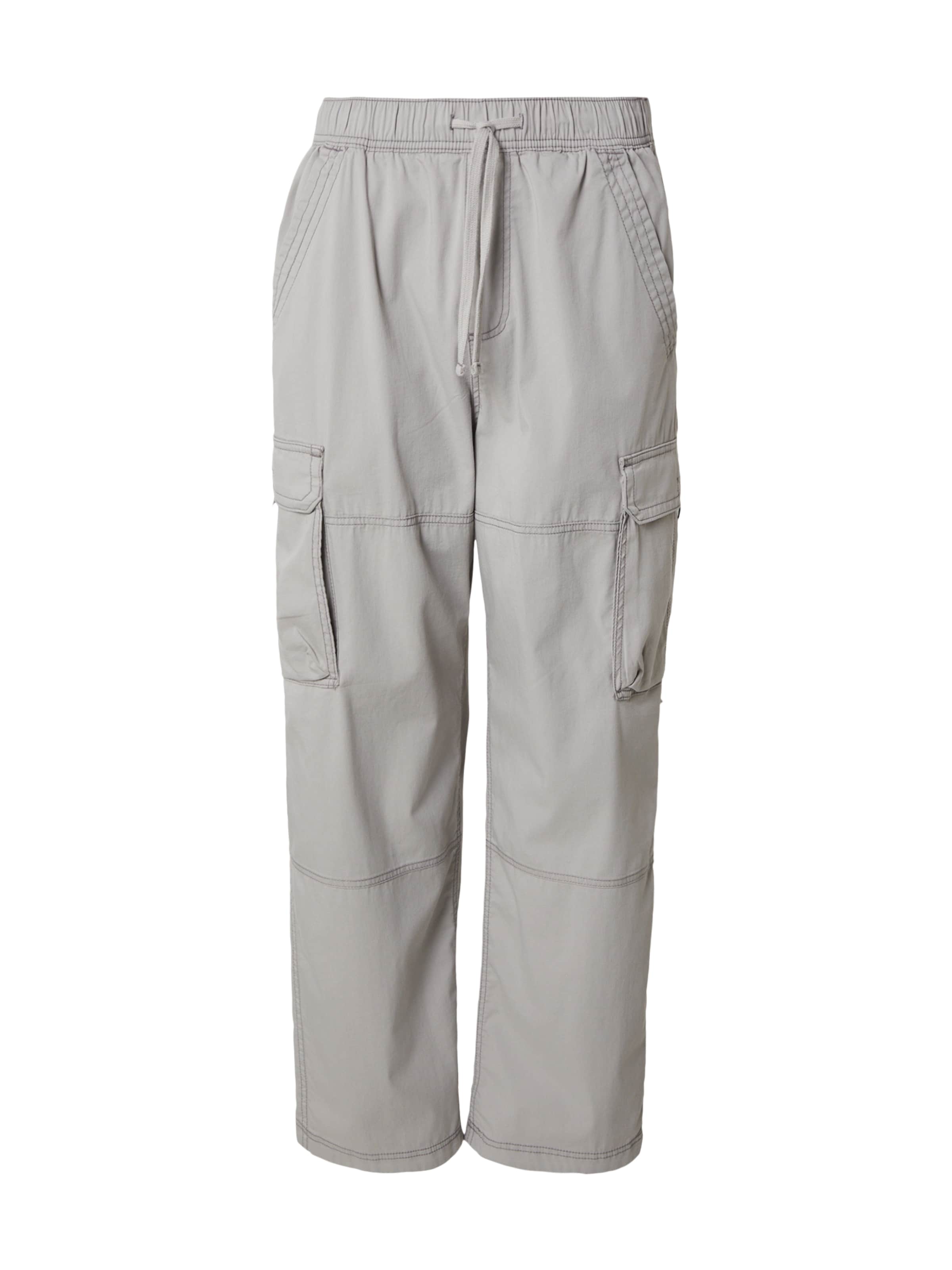 HOLLISTER Baggy Παντελόνι cargo σε γκρι: μπροστά