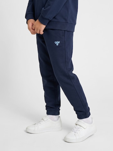 Effilé Pantalon de sport 'Tukas' Hummel en bleu : devant