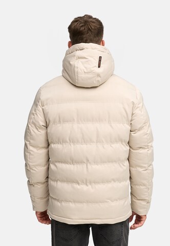 INDICODE JEANS Winter jacket ' Nemos ' in Beige