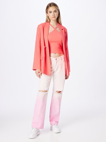 River Island Loosefit Jeans in Pink