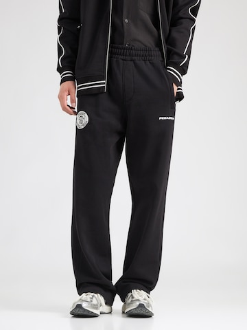 Regular Pantalon Pegador en noir : devant
