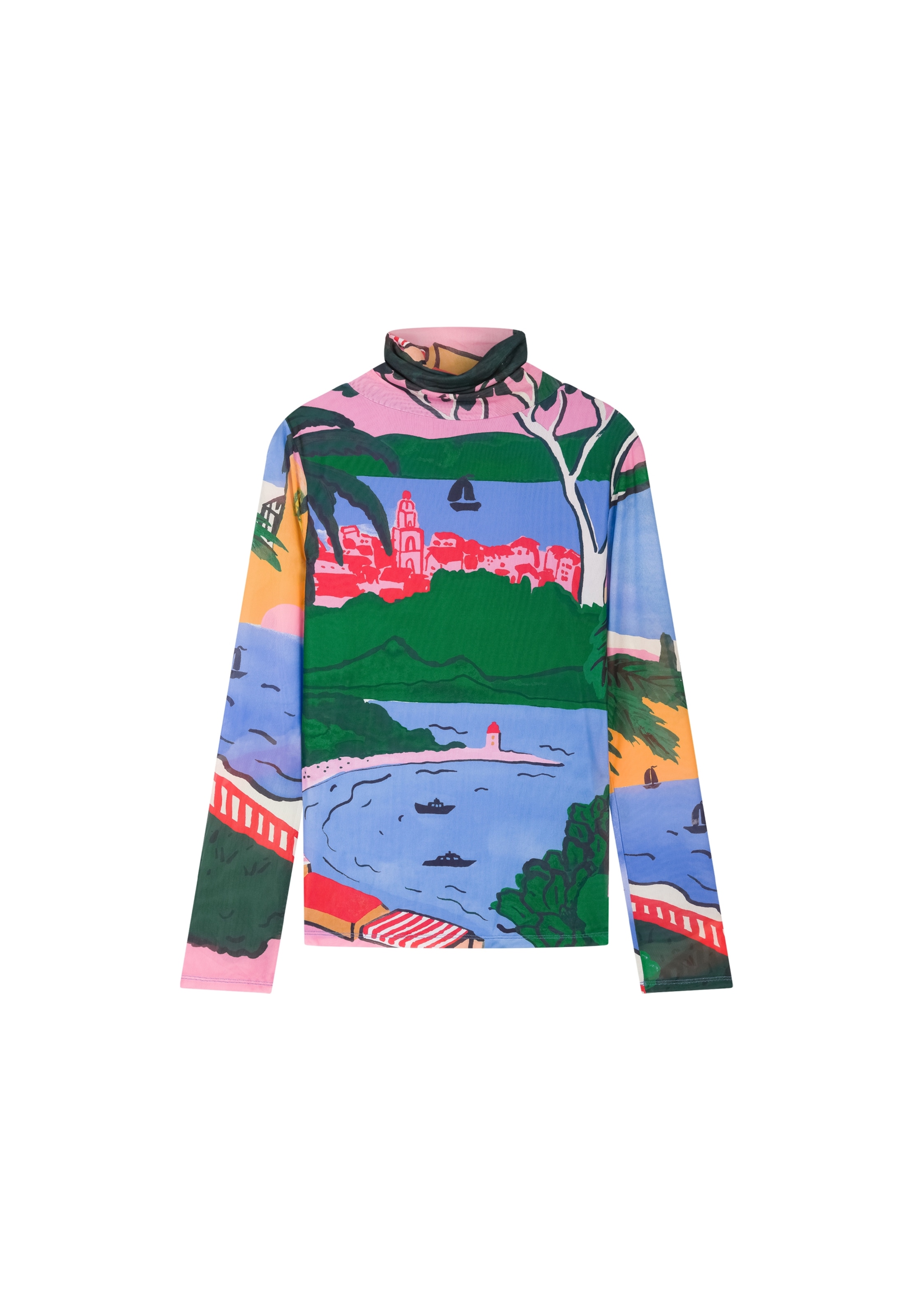 Haut Fabienne Chapot en bleu : devant