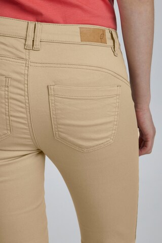 Coupe slim Jean Fransa en beige