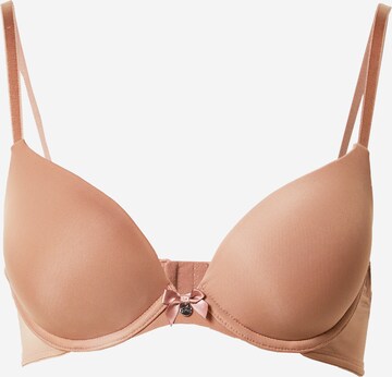 Invisible Soutien-gorge Hunkemöller en marron : devant