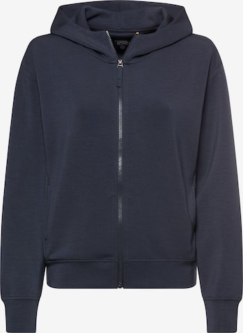 CAMEL ACTIVE Sweatjacke mit Kapuze in Blau: Vorderseite